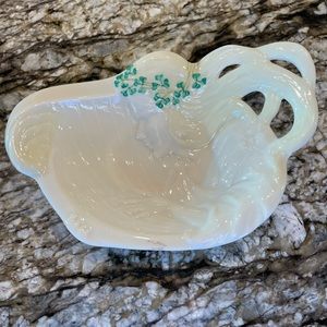 Irish Belleek China candy dish